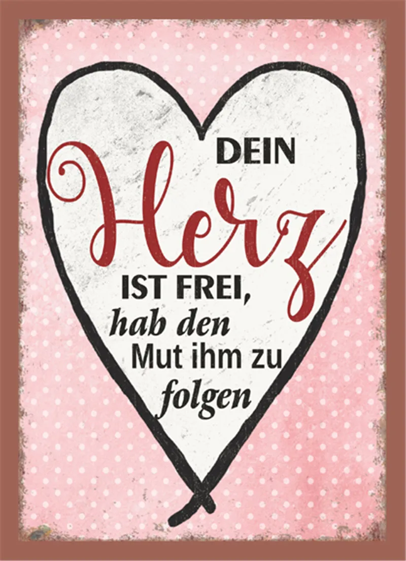 Любовь текст садовые украшения металлическая пластина постер на стену подарки