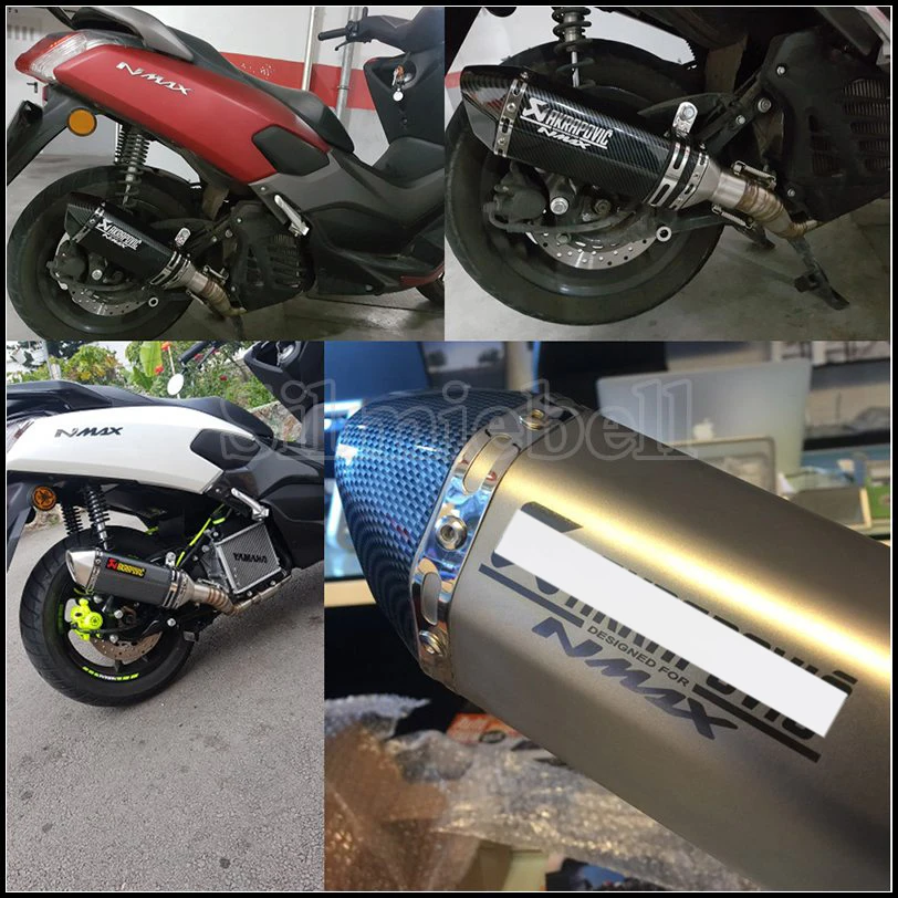 Лазерный Akra NMAX Escape Moto выхлопных газов для Yamaha 155 125 NMAX155 NMAX125 скольжения на мотоцикл