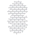 Panalisacraft кирпичи фон металлические штампы трафареты для сделай сам Скрапбукингальбом декоративное тиснение сделай сам бумажные карты