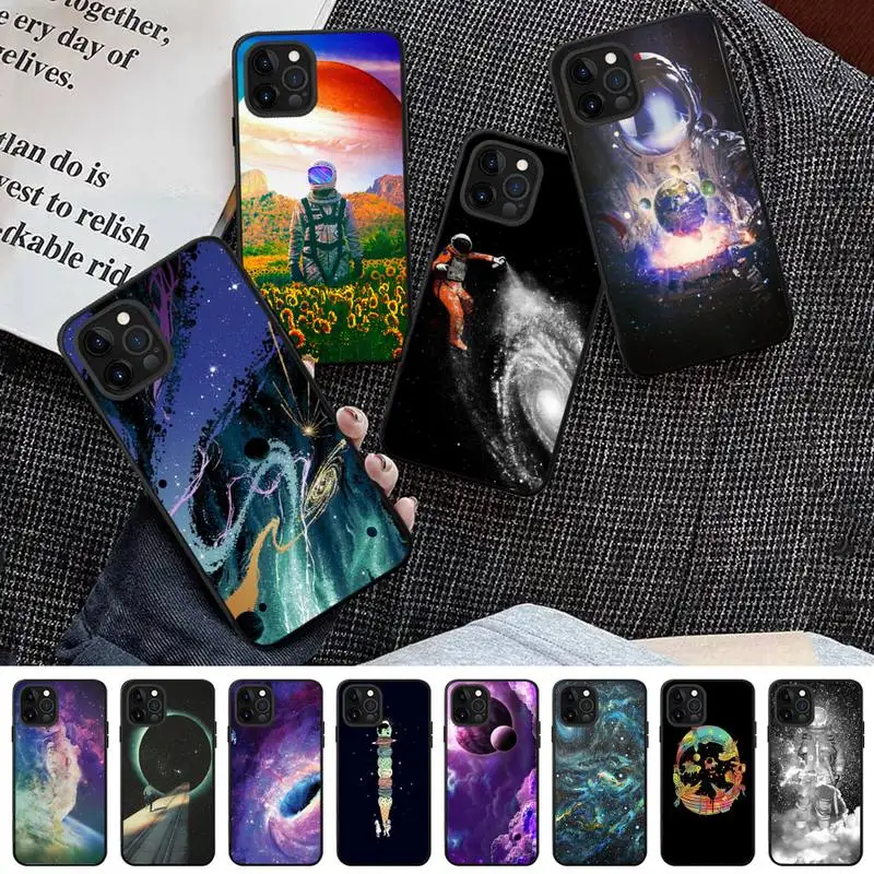 

Printed Space Phone Case for iPhone 13 12 mini 11 pro Xs max Xr X 8 7 6 6s Plus 5s cover