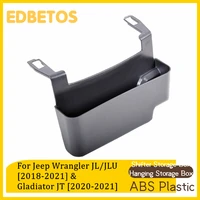 for jeep wrangler jl center console hanging storage box armrest organizer for 2018 2021 jeep wrangler jl jlu gladiator jt