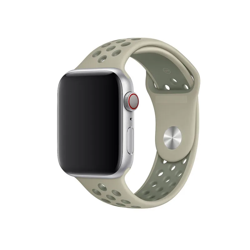 Серия 1/2/3/4/5 спортивный браслет для наручных часов Apple Watch 38 мм 40 мм 42-44 мм, ремешок для наручных часов iwatch, браслет - Цвет ремешка: spruce fog
