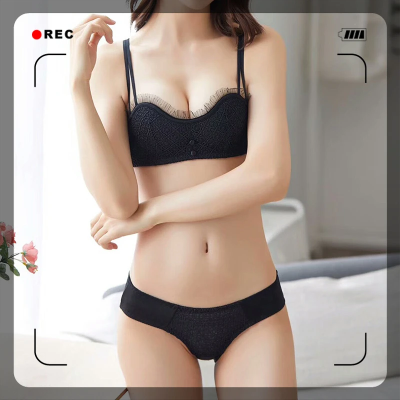 Новое красивое нижнее белье с лимонами для девушек тонкая чашка маленькая и