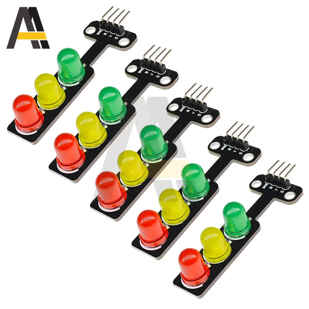 Миниатюрный светодиодный светофор 5 шт./лот модуль В для Arduino мм RGB красный желтый