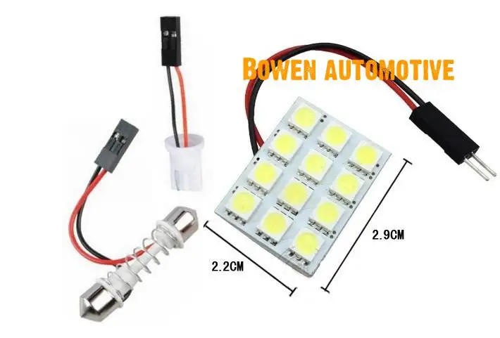 

LD 2X Automobile led 5050 12smd room lamp indoor lamp carriage lamp LED lamp
