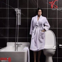in stock 16 bathroom scene female bathrobe three piece set 18xg12 suitable for 12 inche figure