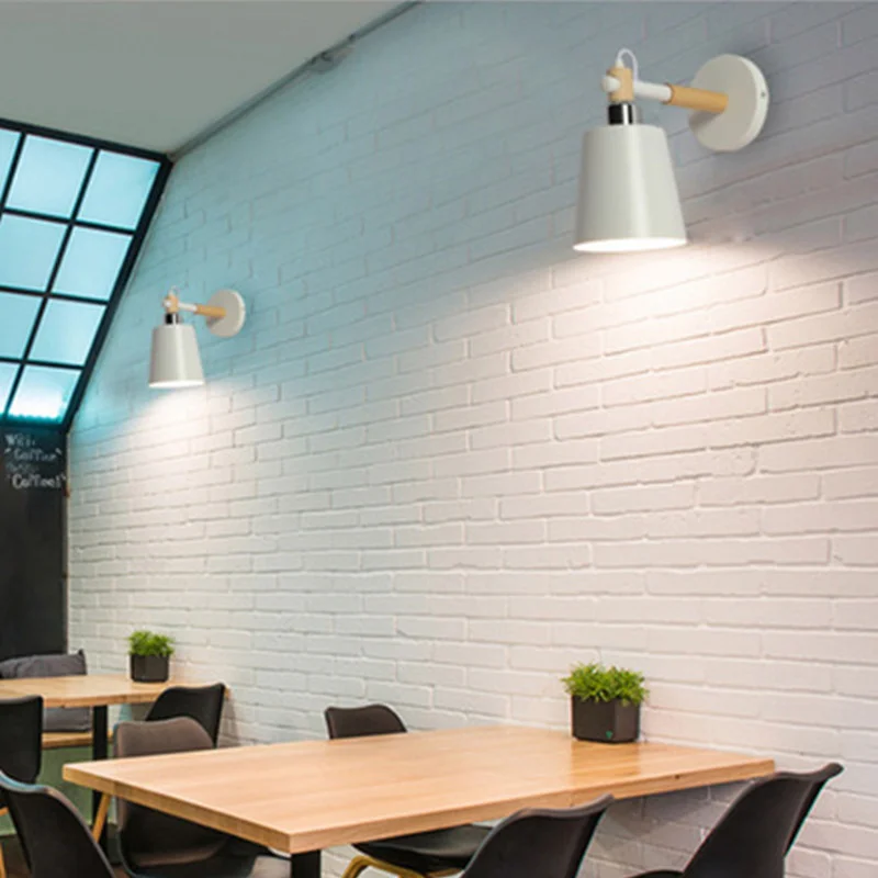 Современная Минималистичная лампа для гостиной Кабинета из твердой древесины