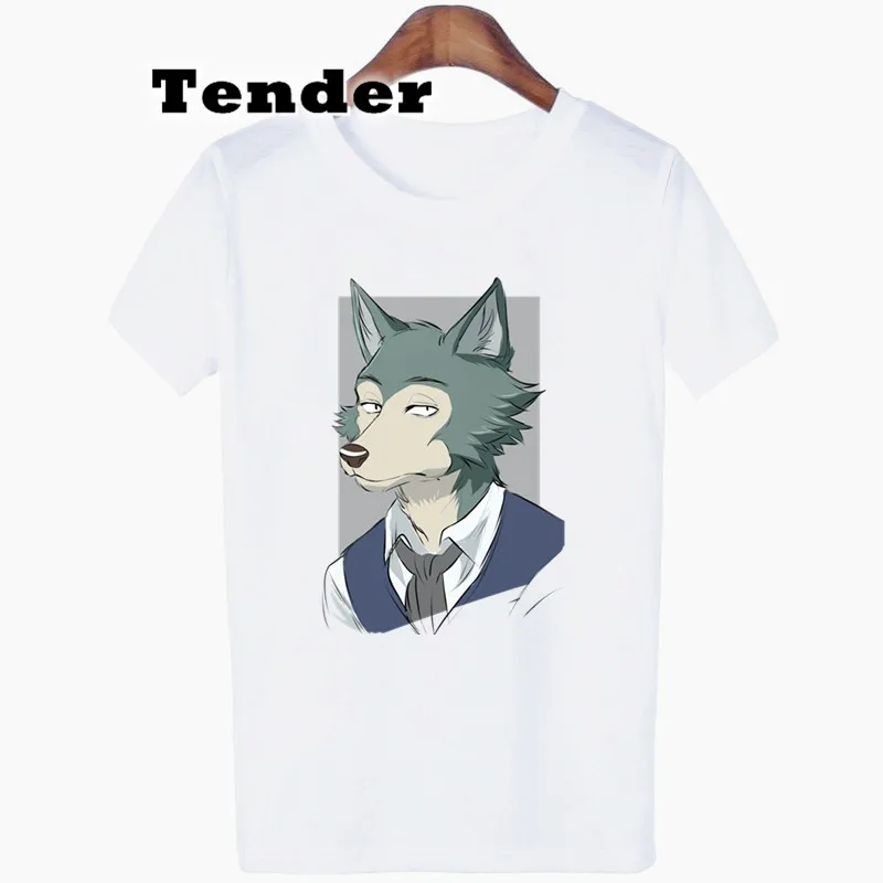 

Cartoon BEASTARS Graphic Women T Shirt Summer Short Sleeve kawaii Funny Tshirt For Women T-shirt Female white tops t shirt