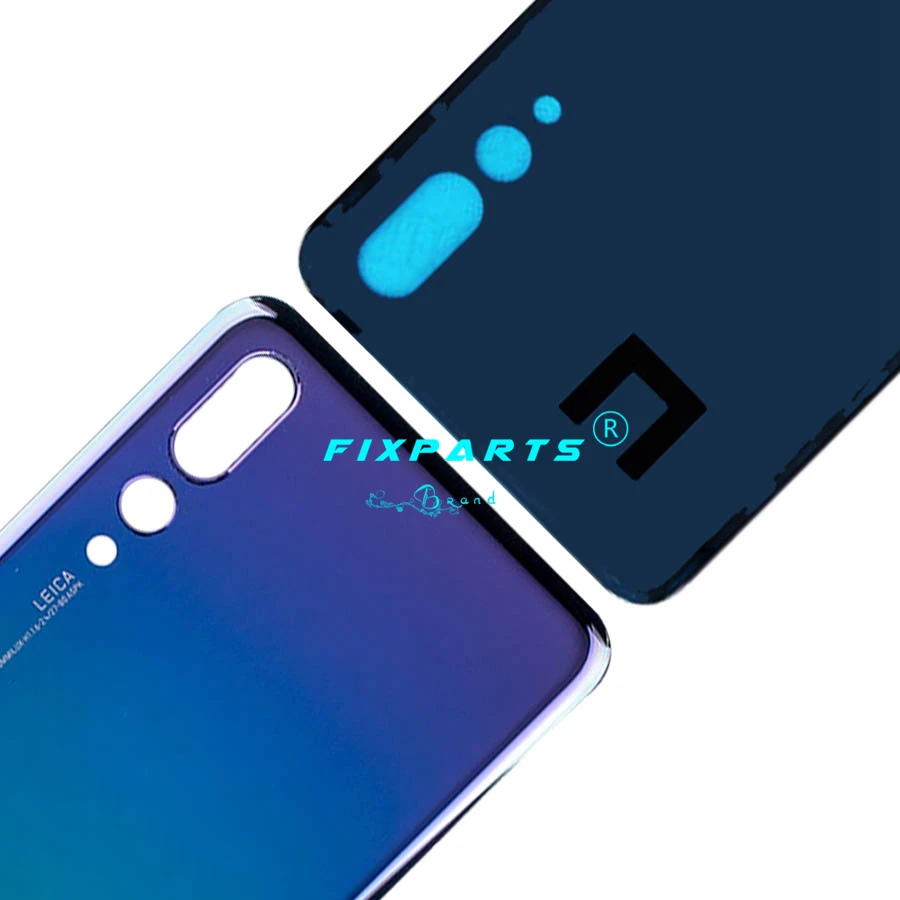 Задняя стеклянная крышка для Huawei P20 Pro аккумулятора панель задняя корпуса +