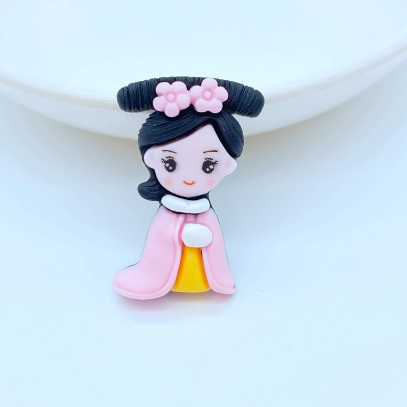 

10pcs New Cute Resin Mini Princess Series Flat Back Cabochon Scrapbook Kawaii DIY Embellishments Accessories K53