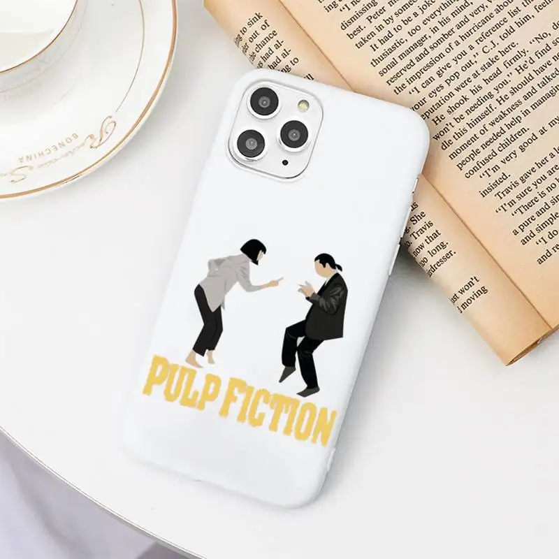 

Pulp Fiction Greatest movie ever made Phone Case Candy Color for iPhone 6 7 8 11 12 s mini pro X XS XR MAX Plus high quality