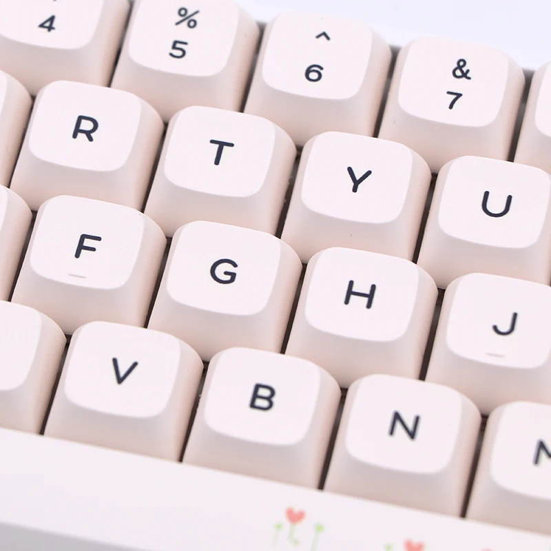 Keypro Chunyang голубой белый Ethermal сублимационные шрифты PBT keycap для проводной USB