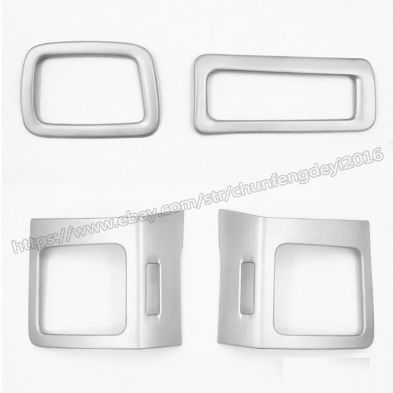 For Toyota Land Cruiser Prado Fj120 2003-2009 2pcs stainless Air outlet decorative frame Cover Trim | Chromium Styling