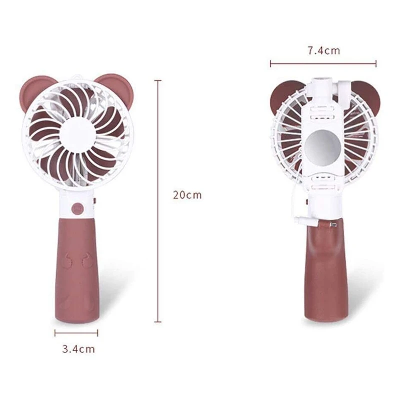 

Portable Mini Fan with Selfie Stick Usb Mini Handheld Fan