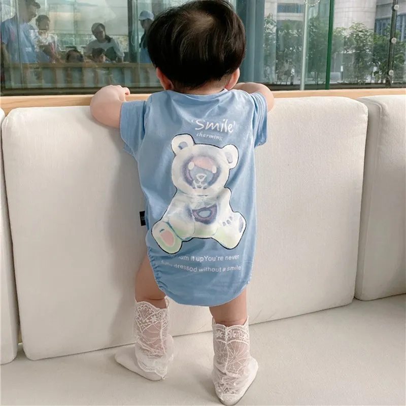

Family Matching Clothes Mother Father Son Family Clothes Mommy And Me Cartoon Bear Short Sleeve Tshirt Mother And Daughter Dress