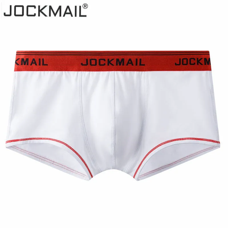Трусы боксеры Jockmail мужские пикантное нижнее белье дышащие трусы с заниженной