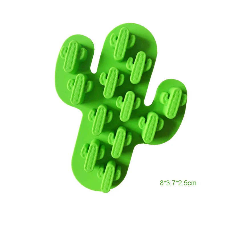 Формы для шоколада форма льда кактус фламинго клубника сосна яблоко формы в виде
