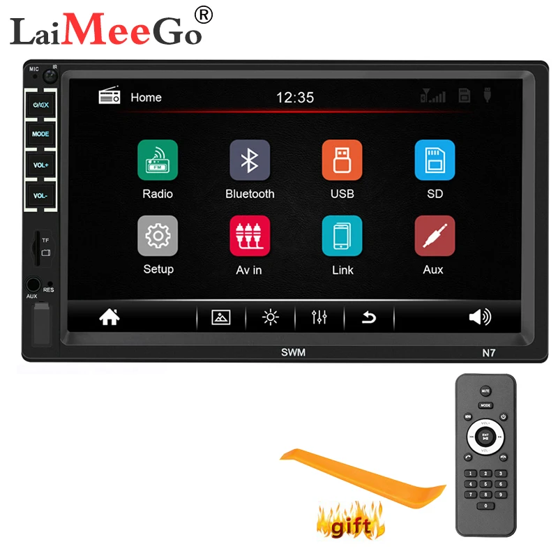 Автомагнитола 2 din XR MirrorLink для Apple IOS сенсорный экран цифровой дисплей 7 дюймовый HD