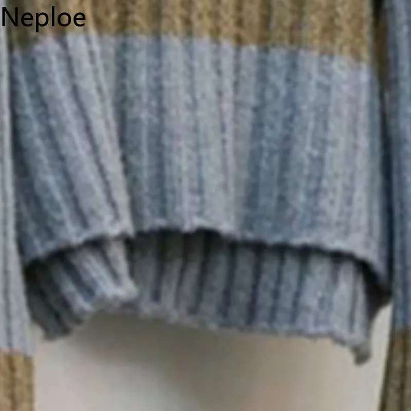 Neploe корейский стиль 2020 Осень-зима дикий дизайн пуловер свитер женский заплатка
