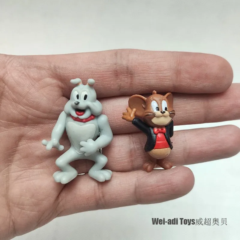

36pieces/lot 3-4cm High quality workmanship cat and mouse classic cartoon animation Doll Mini Set Toy