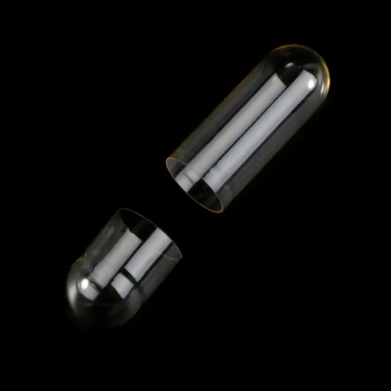 Пустые твердые желатиновые капсулы Размер 0 # прозрачные Кошерные гелевые