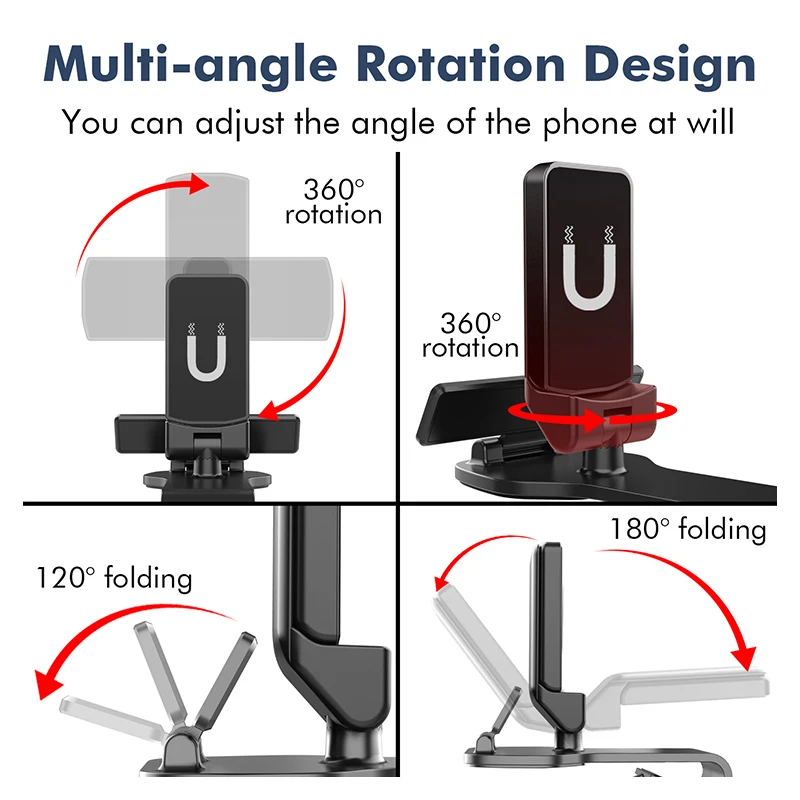 Автомобильный магнитный держатель для телефона поддержка интерьера приборной
