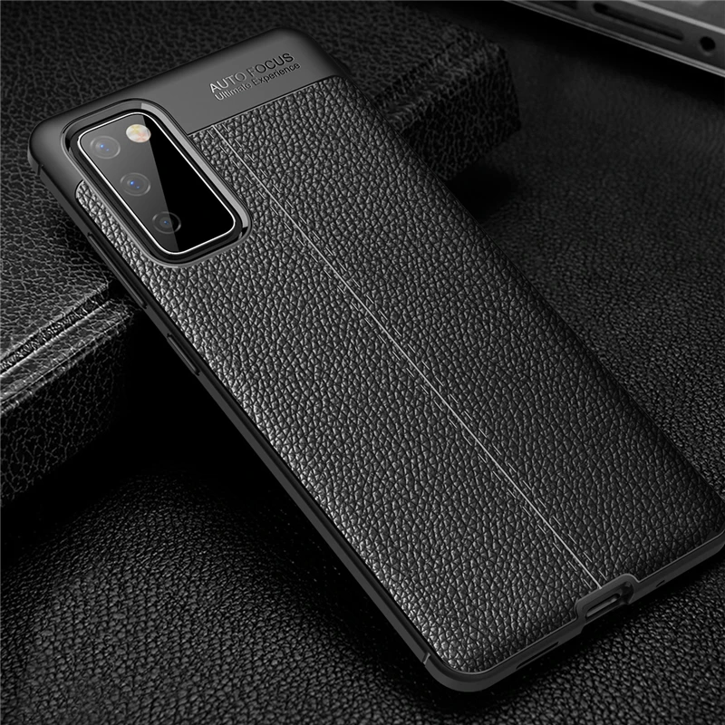 For Samsung Galaxy S20 FE Case Soft Silicone Leather Anti-knock Phone Cover For Samsung S20 Fan Edition Case For Samsung S20 FE
