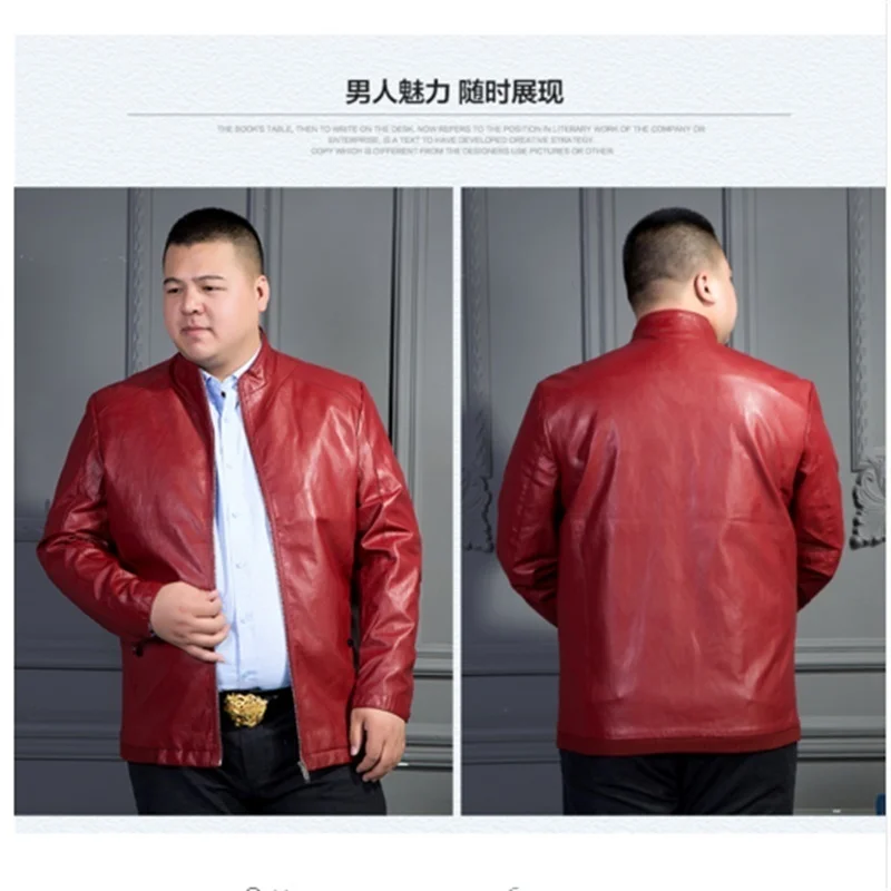 8XL мотоциклетные кожаные куртки мужские однотонные деловые повседневные пальто