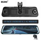 Видеорегистратор HGDO, 4G, 10 дюймов, на Android 8,1, 2 + 16 ADAS, Full HD