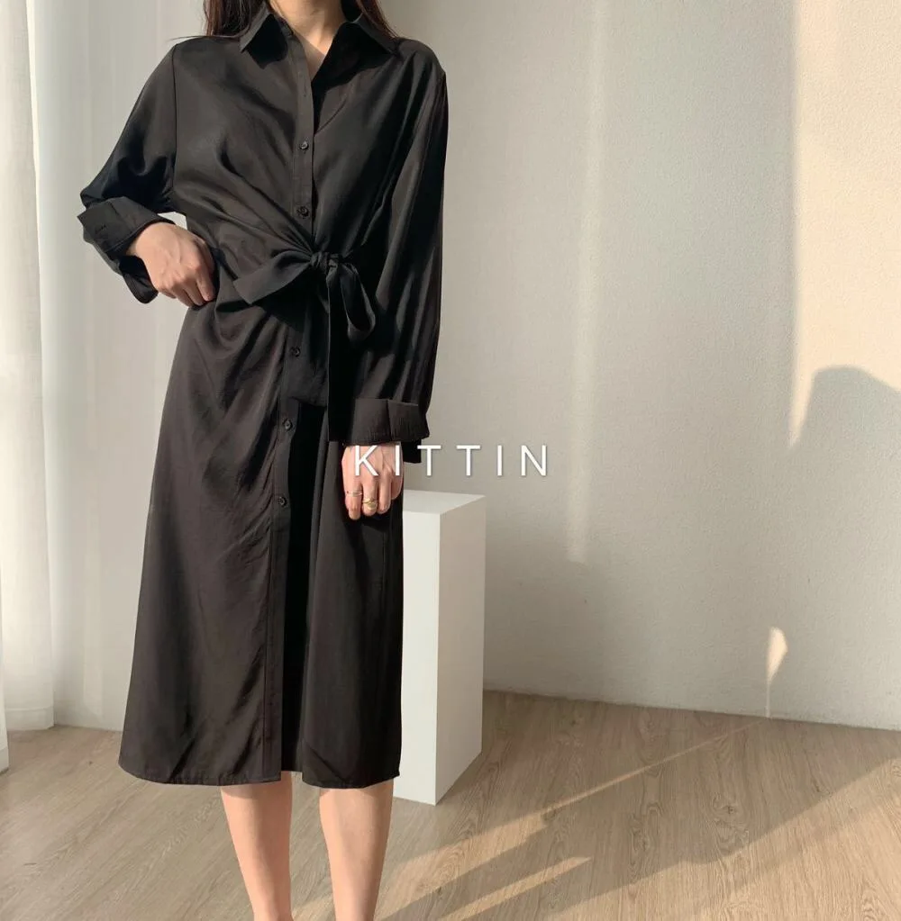 

ZOSOL Women's 2020 New Style long sleeve dress shirt dress casual dress