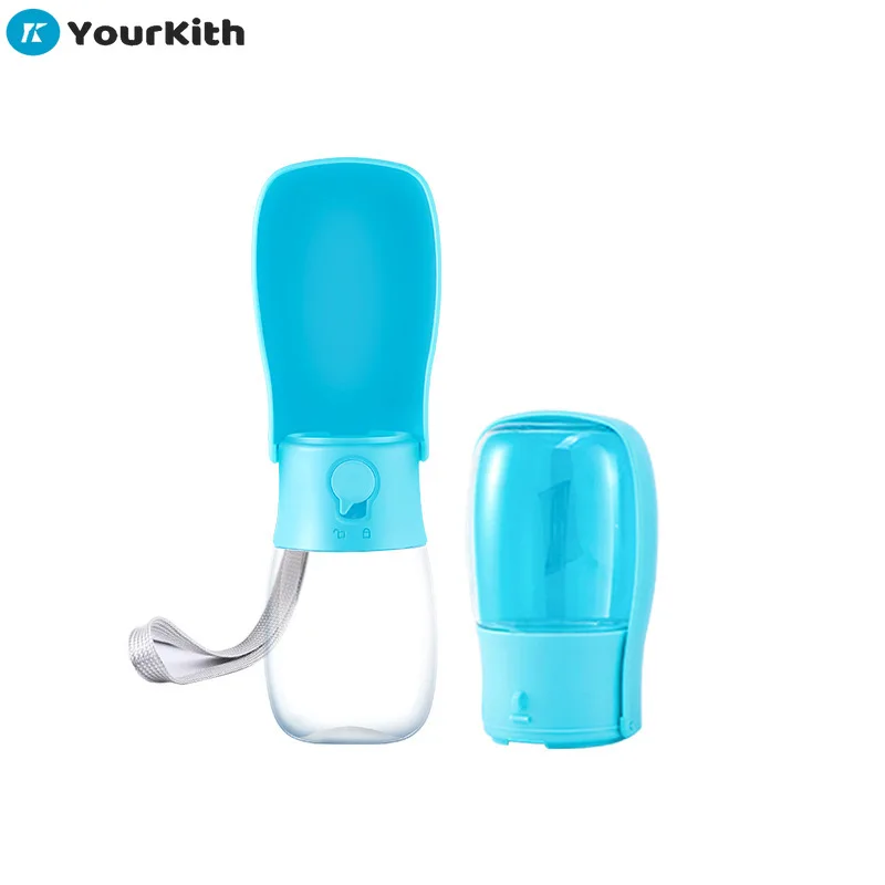 

YourKith 280ml Cat Waterer Foldable Water Bottle With Filter Element Cat Outdoor Water Bowl Bottle Pet Supplies