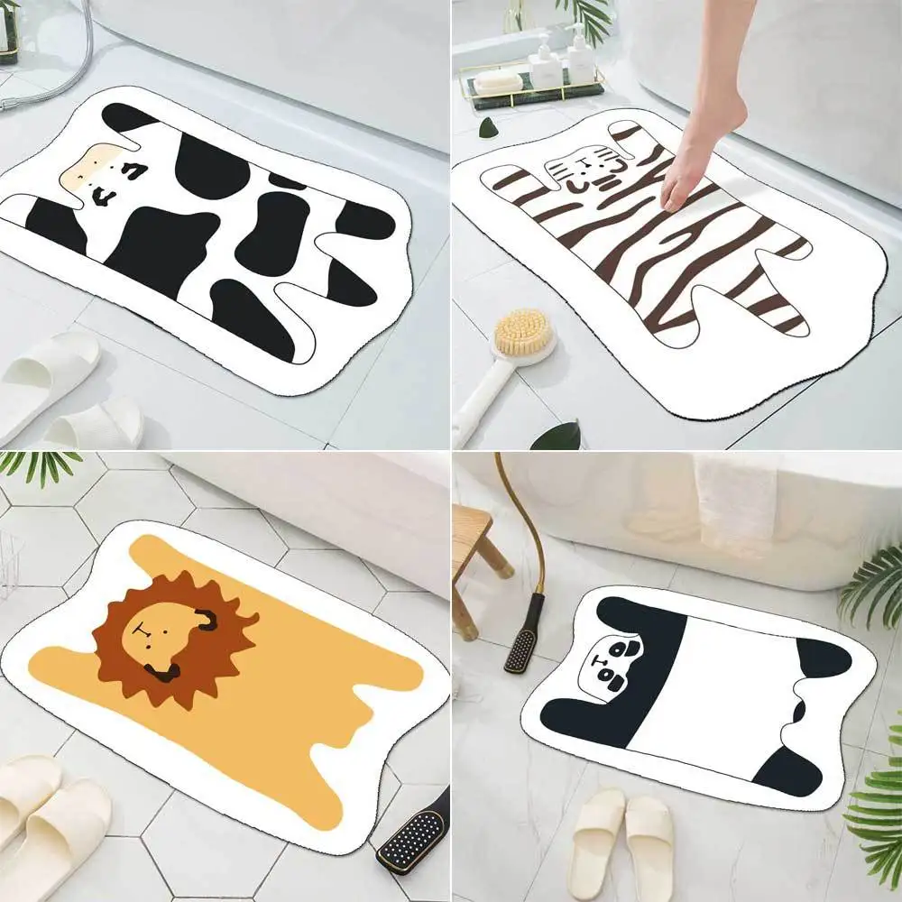 

Imitation Sheep Wool Irregular Carpet Cartoon Lion Sheep Panda Cow Carpets For Living Room Floor Mat Kids Bedroom Bedside Rugs