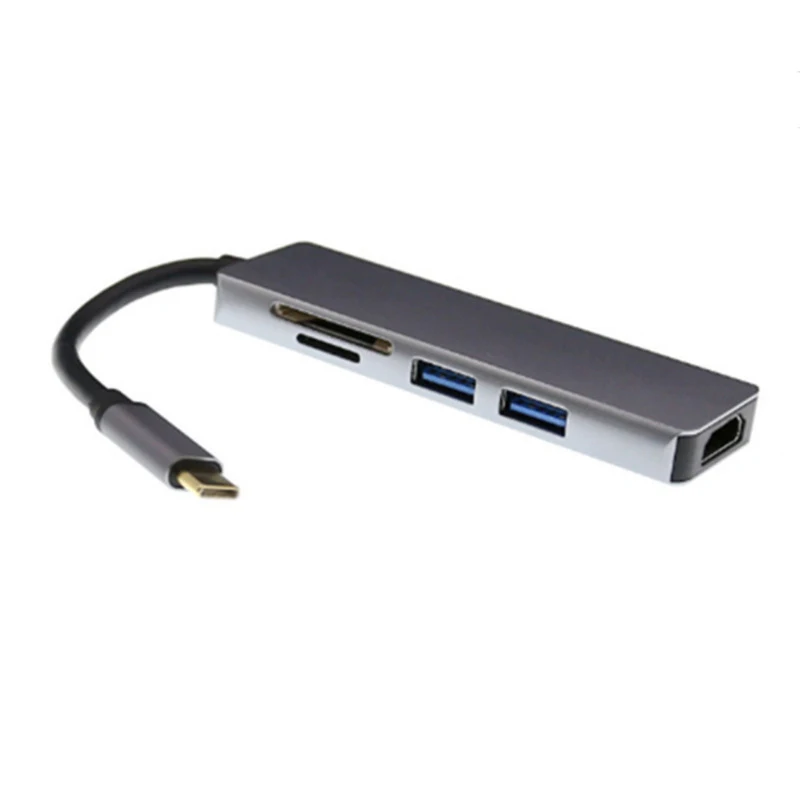 5в1 USB C концентратор huawei P20 mate 20 Pro type usb хаб до 3.0Hub HDMI кардридер Thunderbolt3 адаптер для
