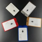 Чехол-шнурок для пропуска, из алюминиевого сплава, держатель для карт