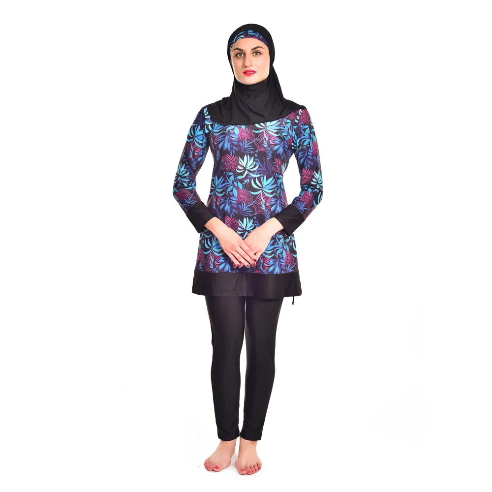 YONGSEN женский мусульманский ислам ic Burkinis пляжная одежда купальный костюм с