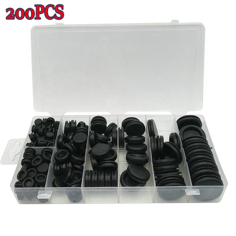 200 шт. набор кабелей Bung открытый закрытый штекер заглушки разного размера