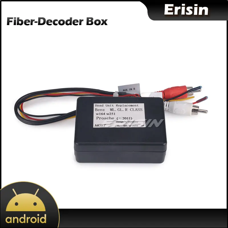 Erisin PC001 коробка волоконно оптического декодера для Porsche Cayenne Benz ML/GL/R Класс W164