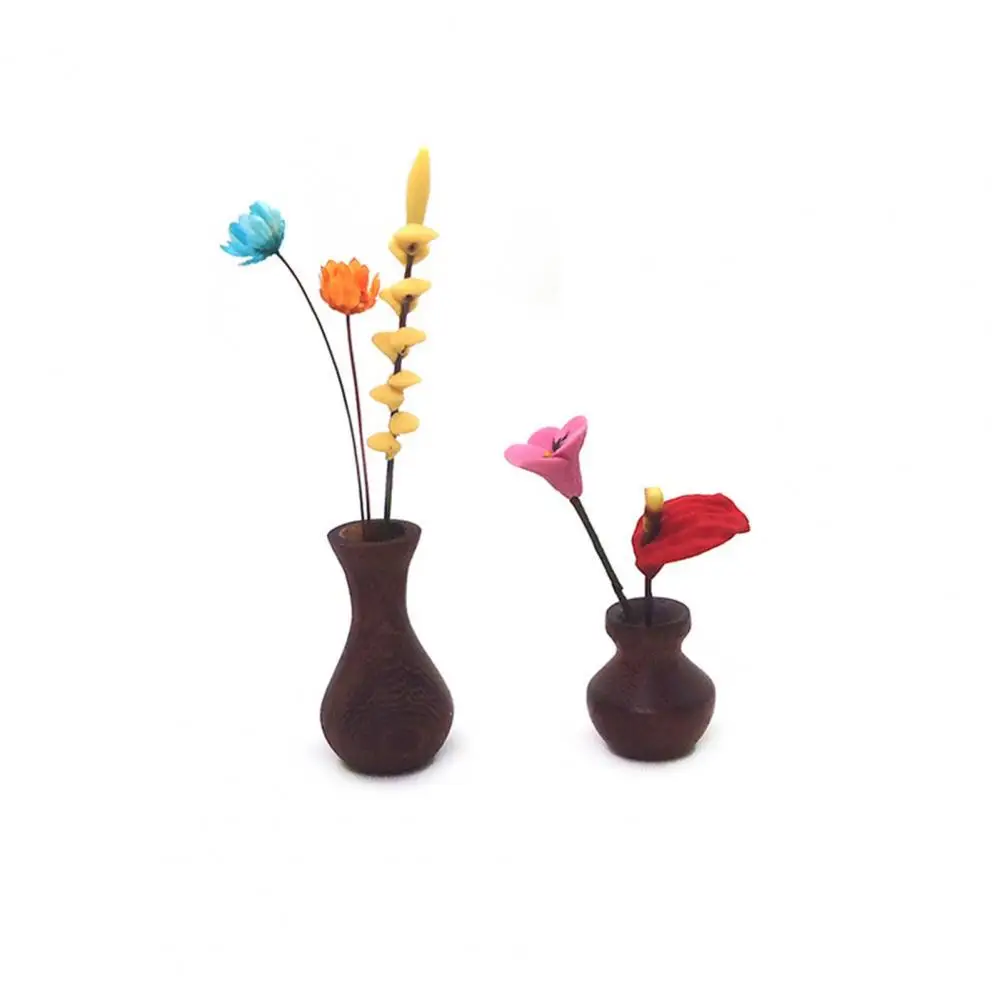 

1/12 Dollhouse Mini Retro Vase Model Accessory Baking Decor DIY Craft Gift Toy