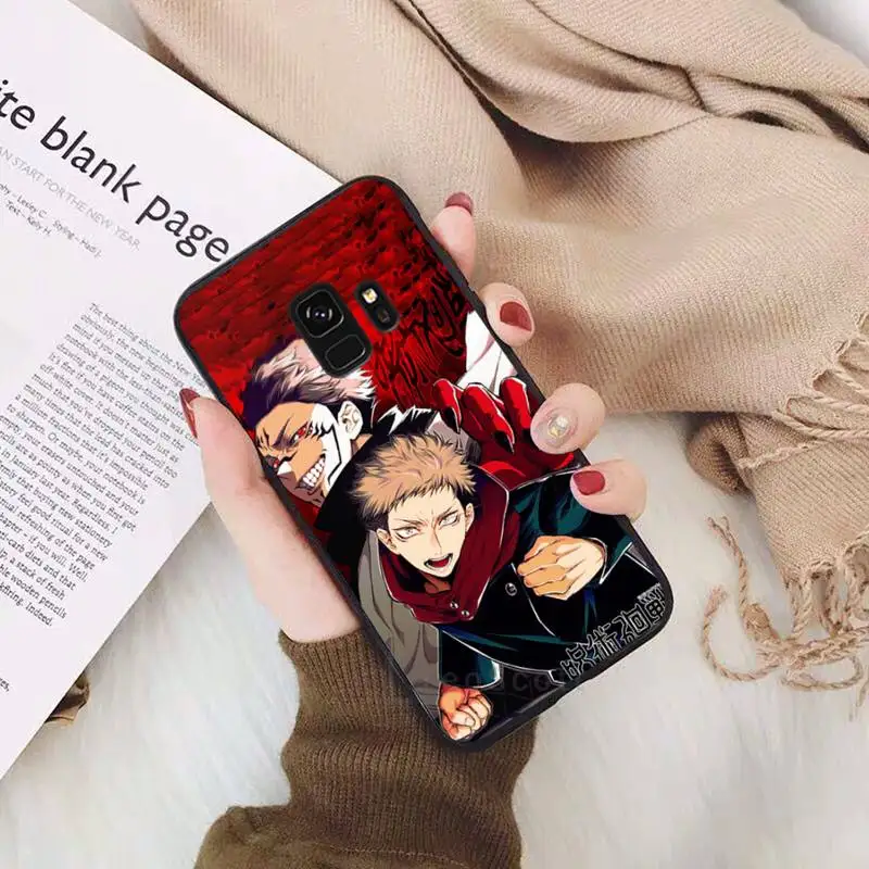

Jujutsu Kaisen Anime Gojo Satoru cartoon Phone Case For Samsung Galaxy S5 S6 S7 S8 S9 S10 S10e S20 edge plus lite