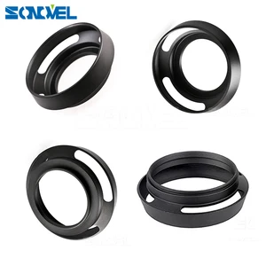 Металлическая бленда для объектива 37 мм39 мм40,5 мм43 мм46 мм, винтовая защитная лента для Leica Canon Nikon Sony Olympus DLSR