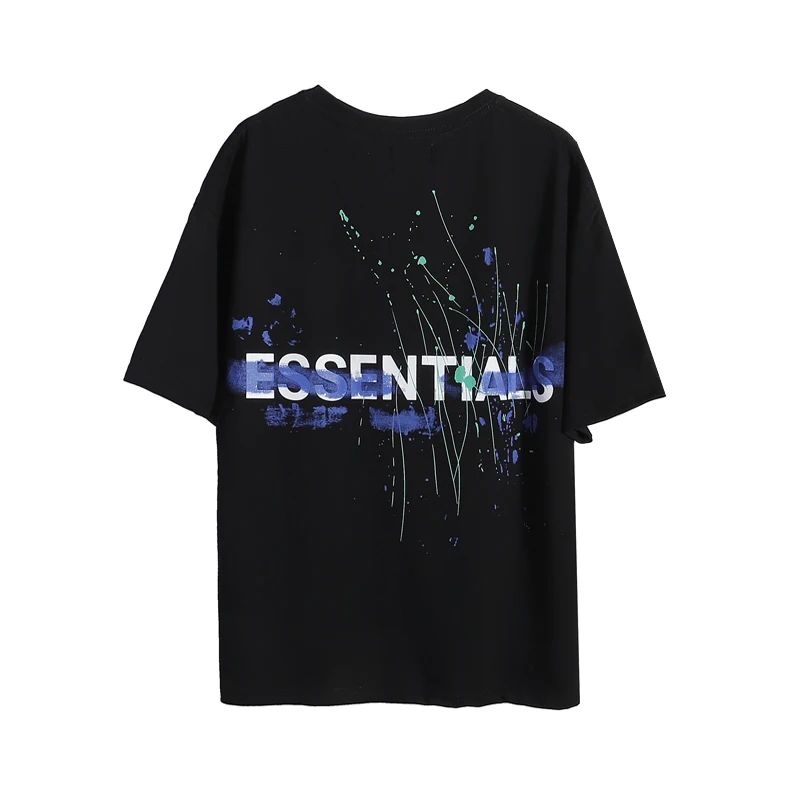 

High Street Painted LetterPrint Summer T Shirt Mens and Womens Short Sleeve Oversize Casual T-shirt O Neck Loose Tops Tee