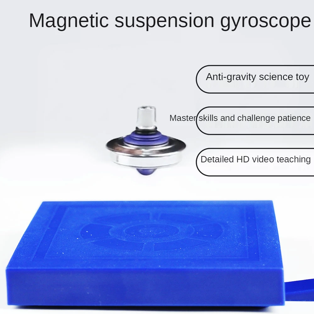 

Suspension UFO Gyro Instrument High-Tech Anti-Gravity Magnetic Suspended Gyro Children's Educational Toys Black Technology