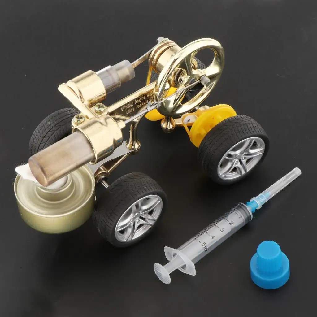 

Stirling Car Engine Model Physics Science Experiment Physical Toy Gifts