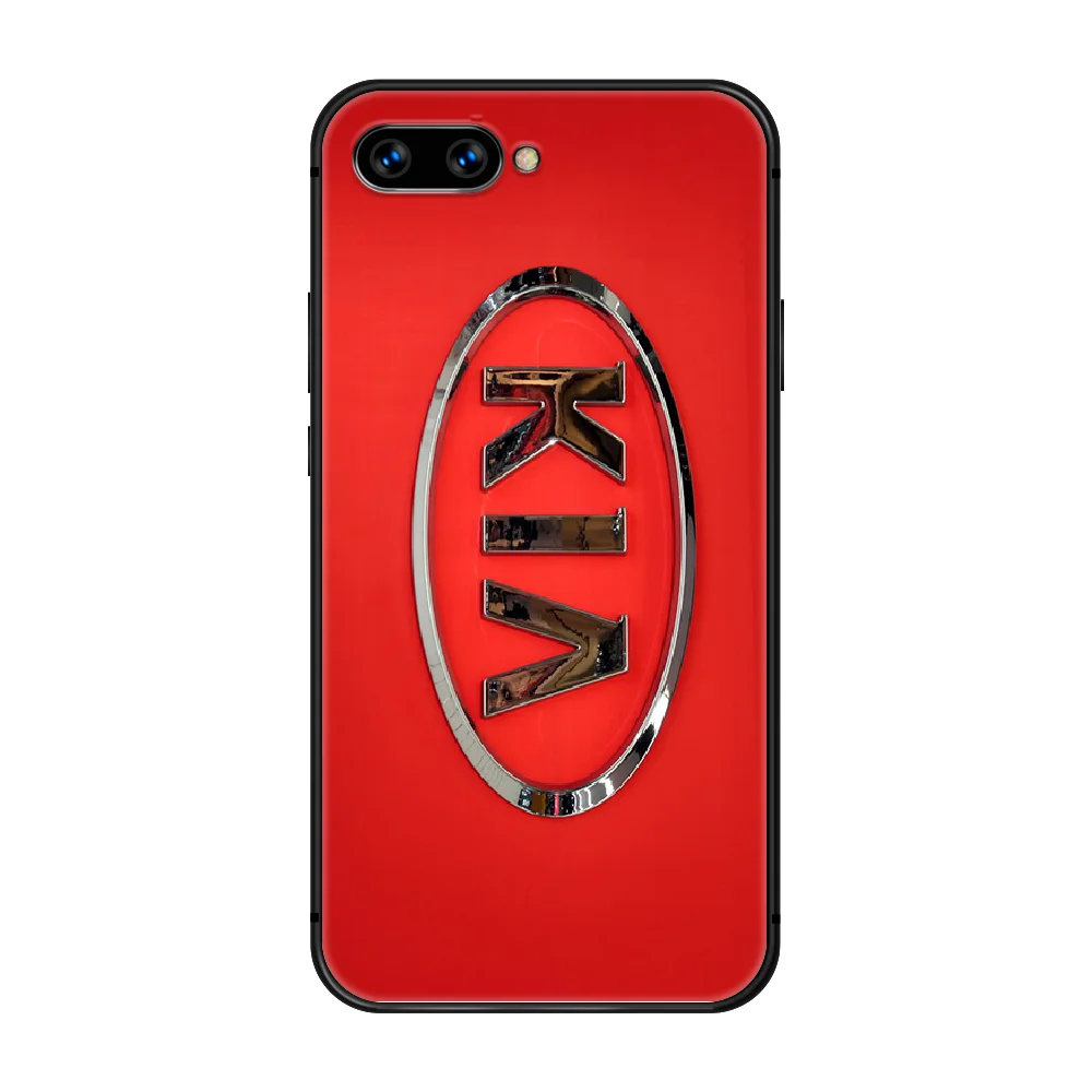 

KIA car logo Phone Case Cover Hull For HUAWEI honor 8 8c 8a 8x 9 9a 9x V10 MATE 10 20 I lite pro black cell cover trend coque 3D