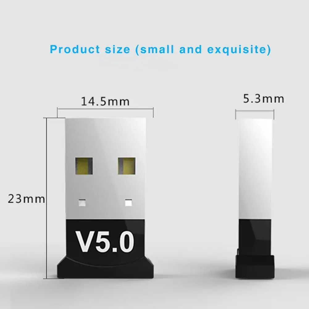 Wireless USB Bluetooth-compatible 5.0 4.0 Adapter Transmitter Music Receiver MINI BT5.0 Dongle Audio for Computer Tablet | Электроника