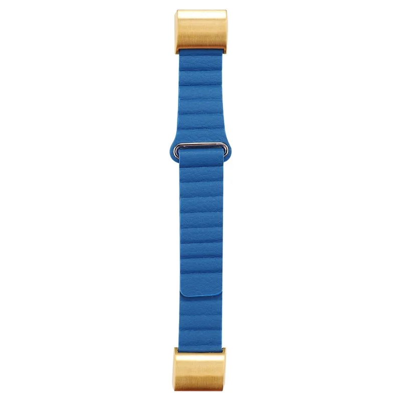 Наручный ремешок для Fitbit Charge 2, 3 ремешка, сменный кожаный ремень-петля для Fit Bit Charge 2, 3 браслета, умный Браслет, аксессуары - Цвет: Blue