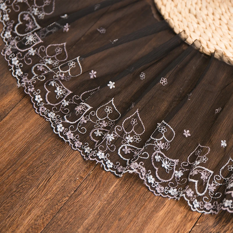 Лента кружевная с цветочной вышивкой 2 ярда/партия 20 мм|Кружево| |
