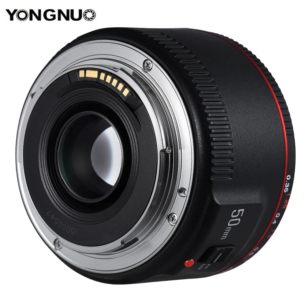 Объектив YONGNUO YN F1.8 II 50 мм линза с широкой диафрагмой автофокусировка эффект бокэ