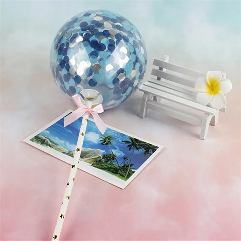 Торт 5 дюймов соломенные Конфетти Свадебные сувениры вечерние детские бумажные