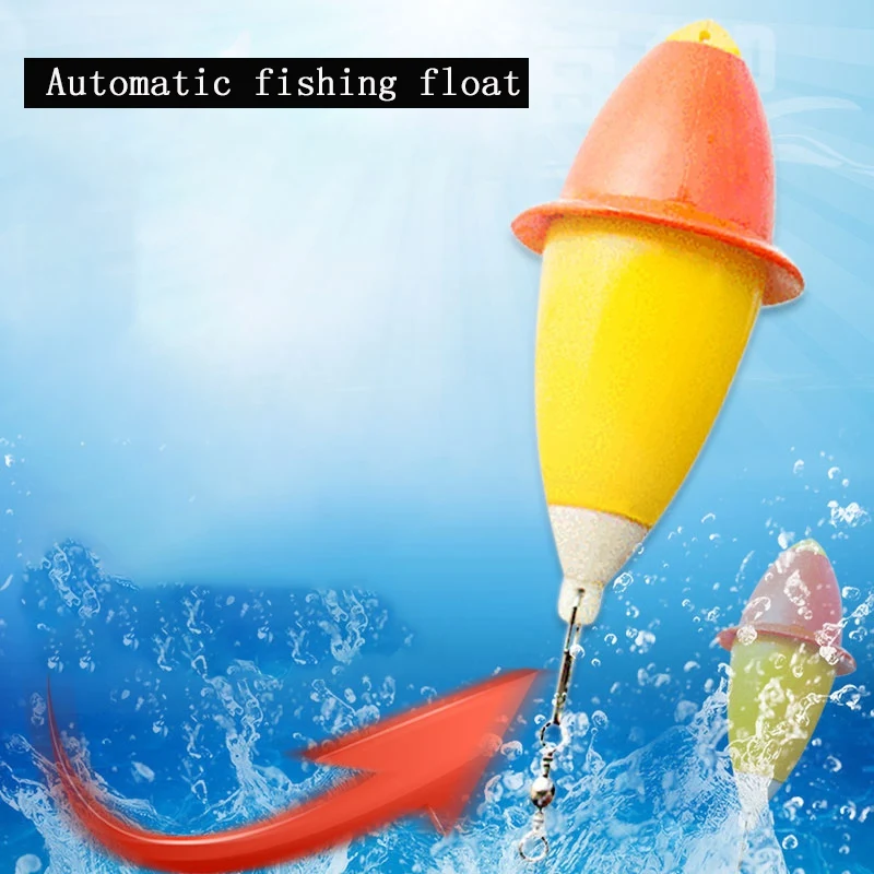 

11x5.5cm Automatic Fishing Float Portable Fast Artifact Bobber Fishing Device Angling Accessories